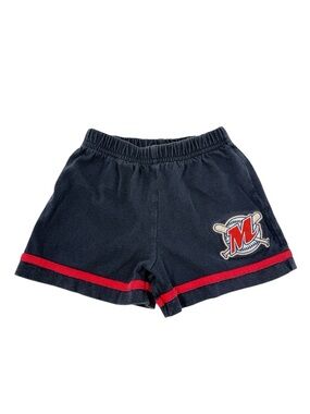 Walt Disney World Baby Vintage Mickey Mouse Baseball Navy Shorts